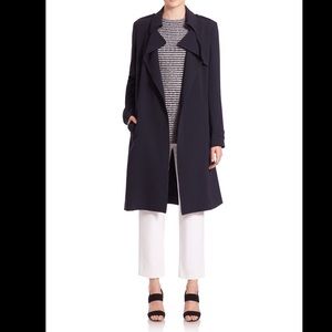 Theory navy trench coat
